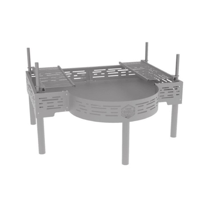 Fuego Criollo BAE1 Stainless Steel Firepit with Grill - BAE