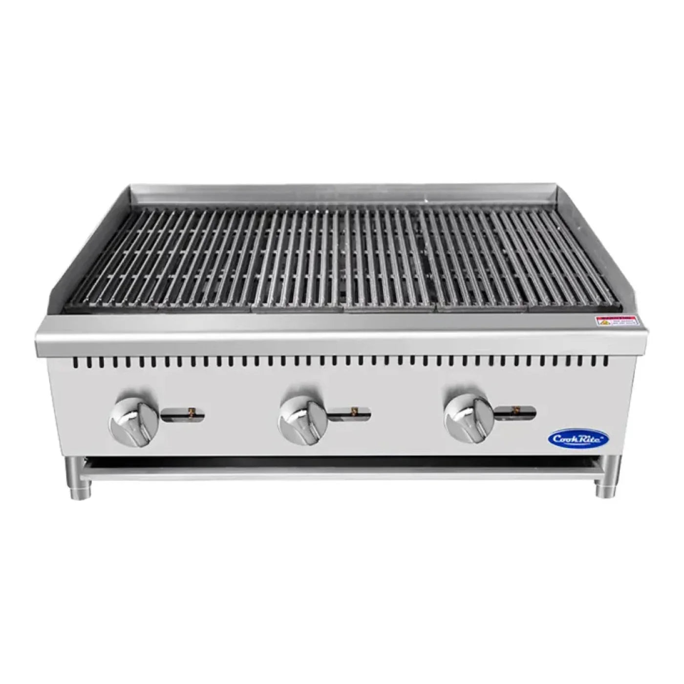 Atosa ATCB-36 36" Heavy Duty Countertop Charbroiler 105,000 BTU - ATCB-36