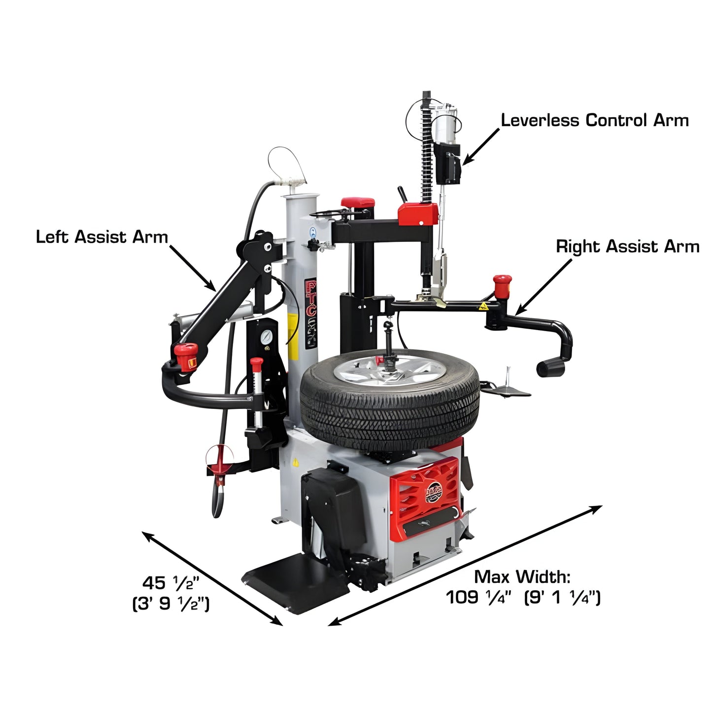 Atlas Platinum PTC500 Tire Changer + PWB90XL Wheel Balancer Combo Package - ATEAP-TCWB-COMBO2-FPD