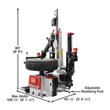 Atlas Platinum PTC500 Center Post Tire Changer w/ Assist Arms - ATEAP-PTC500-FPD