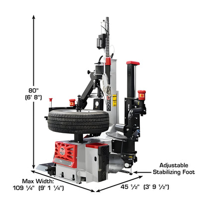 Atlas Platinum PTC500 Tire Changer + PWB90XL Wheel Balancer Combo Package - ATEAP-TCWB-COMBO2-FPD
