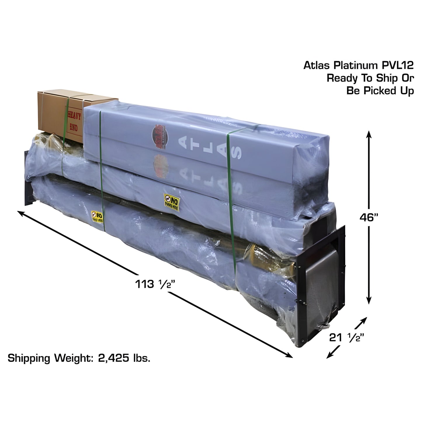 Atlas Platinum PVL12 ALI 12,000 lb Overhead 2 Post Lift - ATEAP-PVL12-FPD