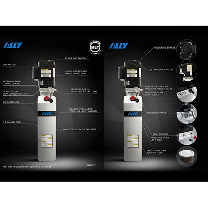 Atlas Platinum PVL14 4 Post Lift + RJ7000 Rolling Jacks ALI Certified Combo - ATEAP-PVL14-COMBO-FPD