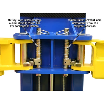 Atlas PV10PX 10,000 lb Overhead 2-Post Lift - ATEXH-PV10PX-FPD