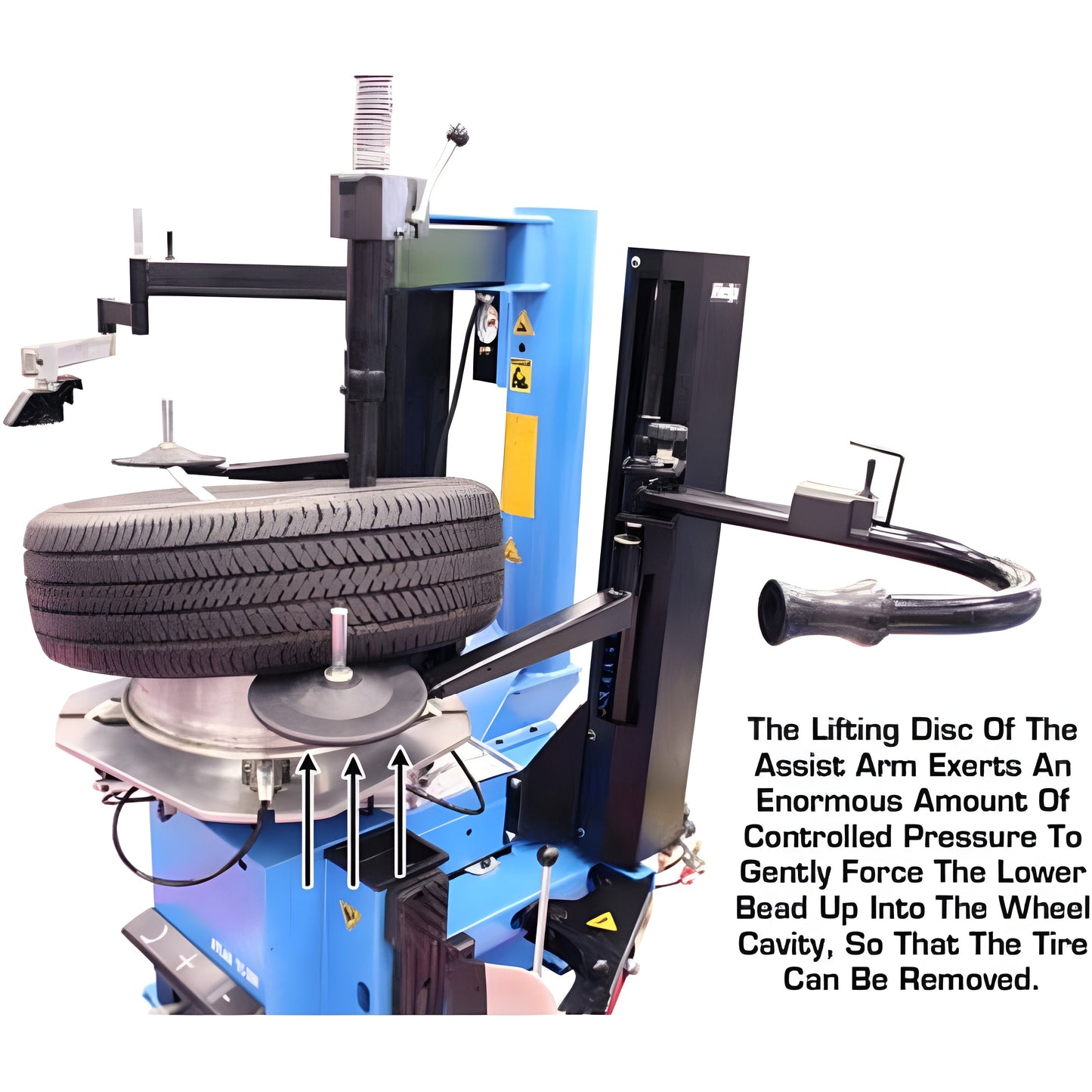 Atlas TC289DAA Extra Large Rim-Clamp Tire Changer w/ Dual Assist Arms - ATETC289DAA-FPD