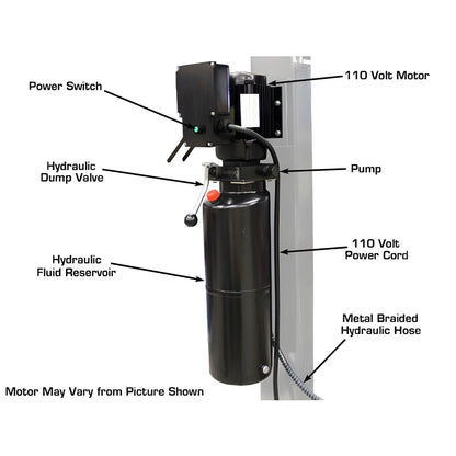 Atlas Garage PRO8000EXT 8,000 lb Extra Tall 4-Post Lift - ATEXH-PRO8000EXT-FPD