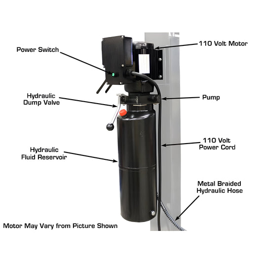 Atlas Garage PRO8000EXT 8,000 lb Extra Tall 4-Post Lift - ATEXH-PRO8000EXT-FPD
