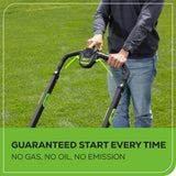 Greenworks 80V 25" Cordless Battery Dual Blade Self-Propelled Mower w/ 4.0Ah Battery & Rapid Charger - 2541402