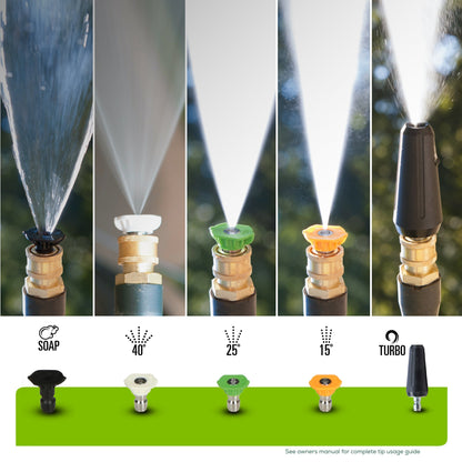 Greenworks 3000 PSI Pressure Washer w/ 15" Surface Cleaner & Extension Combo Kit - 5125602-VK