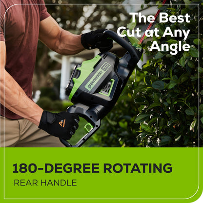 Greenworks 60V Cordless Battery 3PC Handheld Combo Kit w/ String Trimmer, Blower & Hedge Trimmer, (1) 2.5 Ah Battery and Charger - 1369102