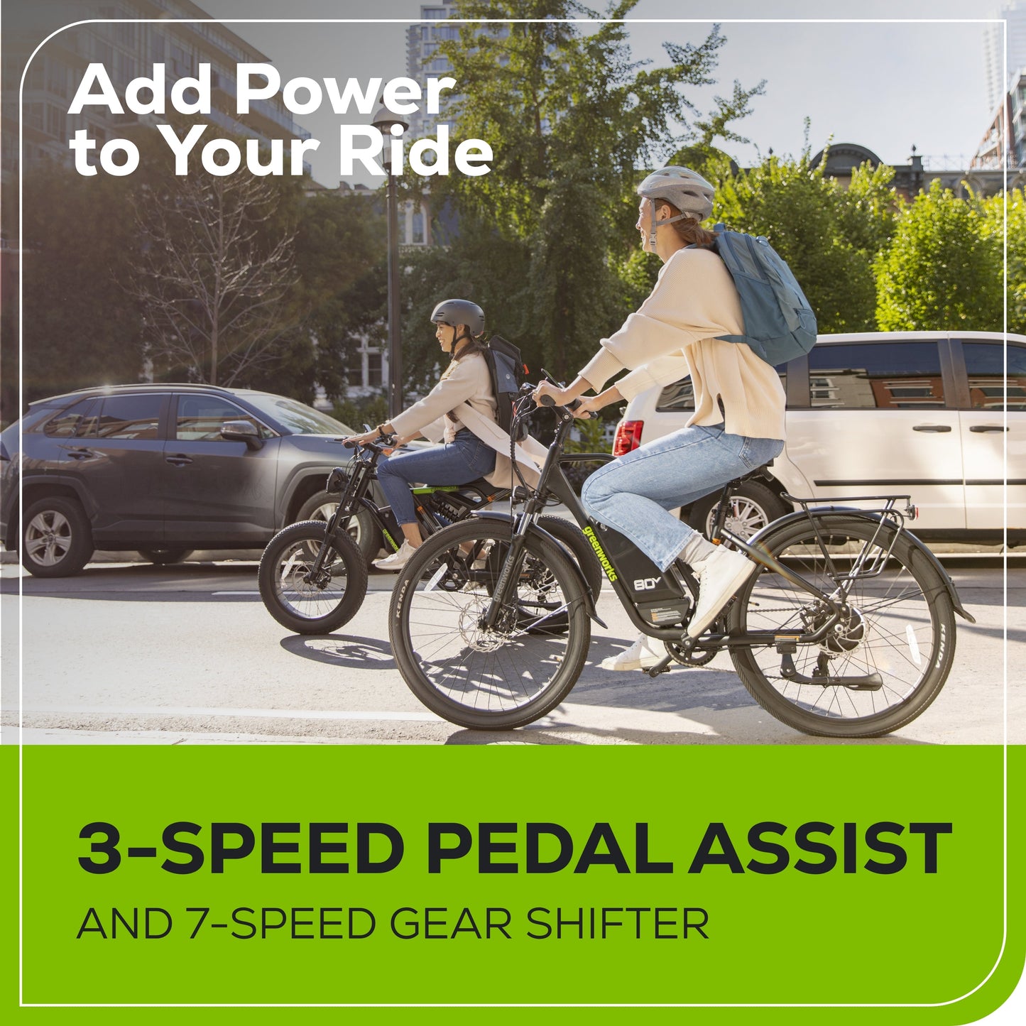 Greenworks 80V VENTURE Series 27.5” Electric Commuter Bike w/ 4Ah Battery and Charger - 7422202