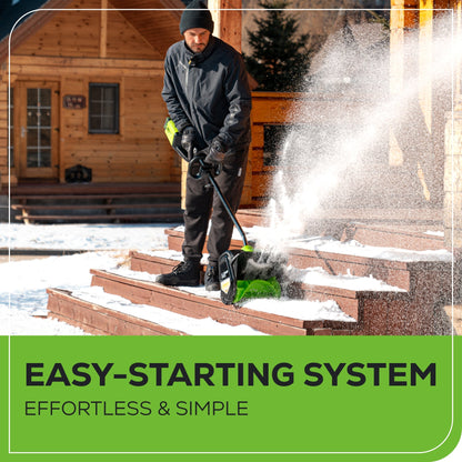Greenworks 80V 12" Cordless Battery Snow Shovel w/ 2.0 Ah Battery & Charger - 2600602