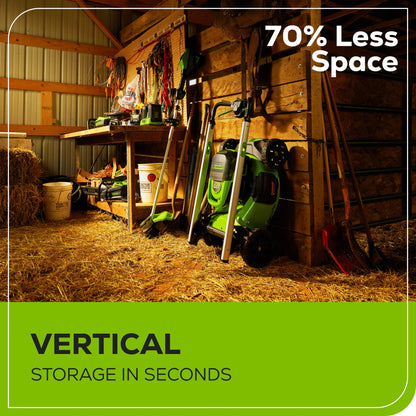 Greenworks 60V 21" Cordless Battery Push Lawn Mower w/ 5.0Ah Battery & Charger - 2531602