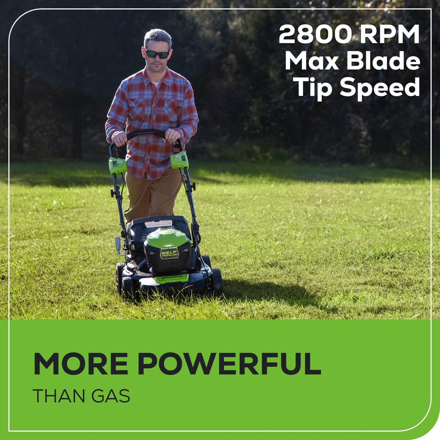 Greenworks RENEWED 40V 21" Cordless Battery Self-Propelled Lawn Mower 3PC Combo Kit w/ (1) 5.0Ah Battery, (1) 2.0Ah Battery & (2) Chargers - 1369202-OB