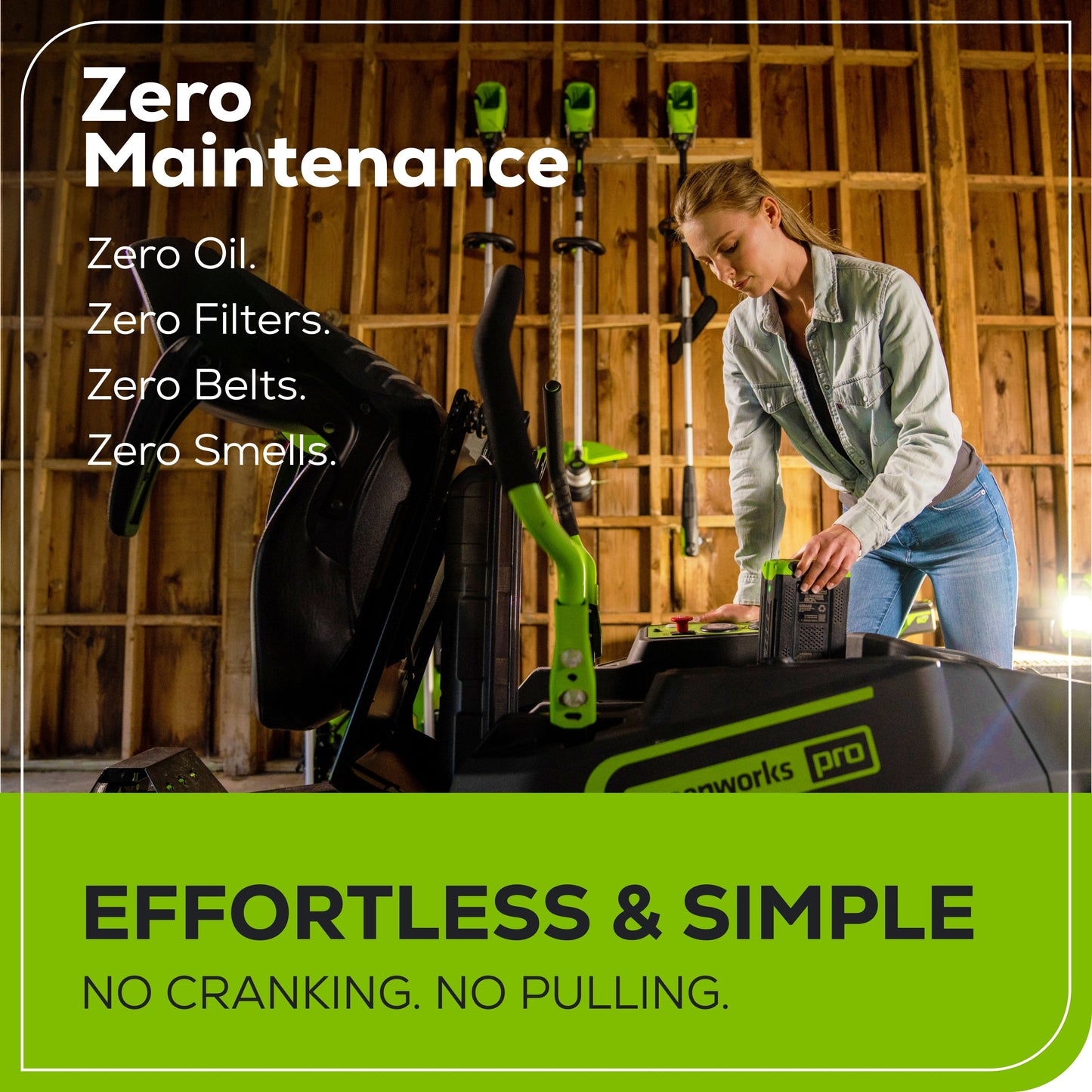 Greenworks 60V 42" Cordless Battery CrossoverZ Zero Turn Lawn Mower + Bagger w/ Six (6) 8.0Ah Batteries and Three (3) Dual Port Turbo Chargers  - 7419702-VK