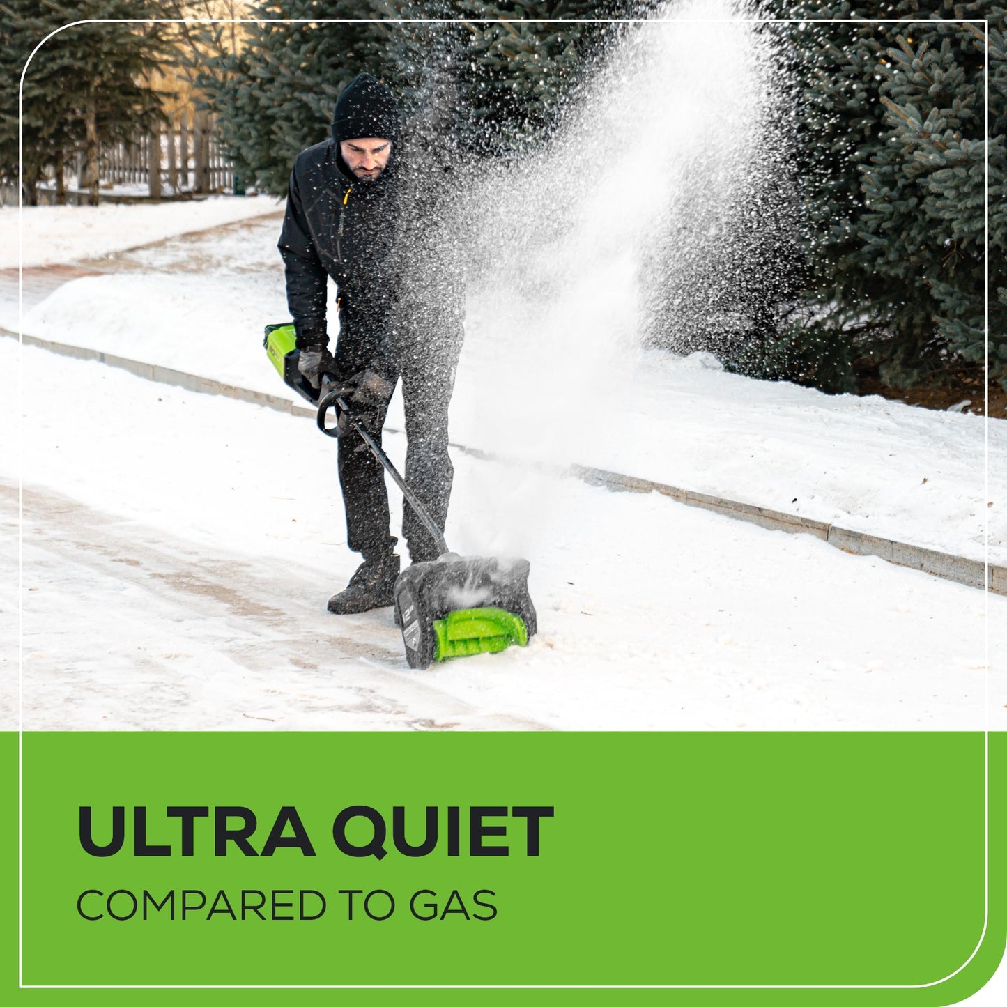 Greenworks 80V 12" Cordless Battery Snow Shovel w/ 2.0 Ah Battery & Charger - 2600602