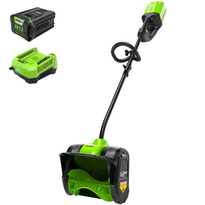 Greenworks 80V 12" Cordless Battery Snow Shovel w/ 2.0 Ah Battery & Charger - 2600602