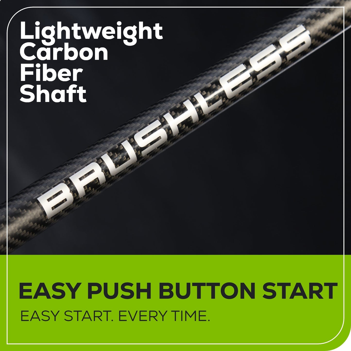 Greenworks 60V 17" Cordless Battery Brushless String Trimmer w/ Carbon Fiber Shaft w/ 4.0Ah Battery & Charger - 2132002