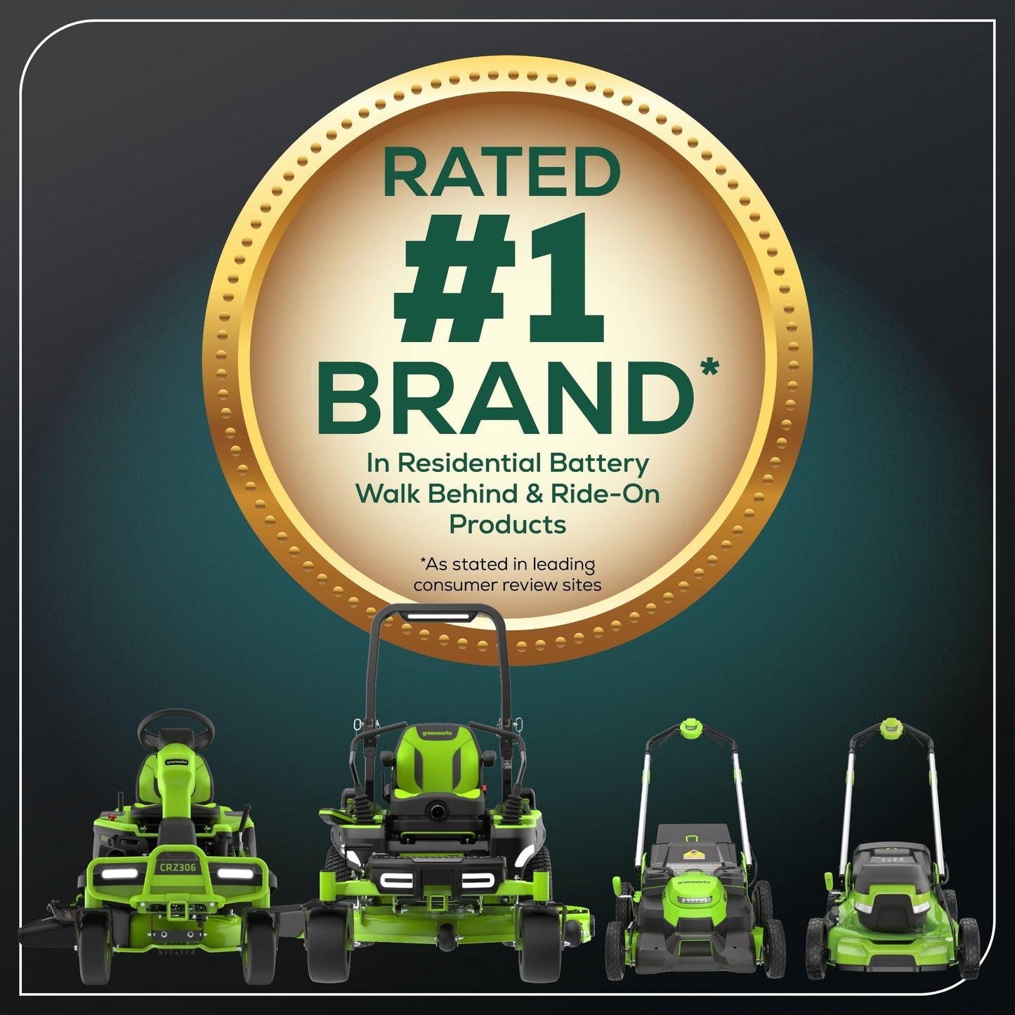 Greenworks 60V 54" MaximusZ Zero Turn Riding Mower with (2) 20.0 Ah, (2) 8.0 Ah & (2) 4.0 Ah Batteries and 1.5kW Charger - 7422302