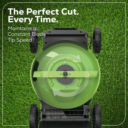 Greenworks 60V 19" Cordless Battery Push Lawn Mower w/ 5.0Ah Battery & Charger - 2531802