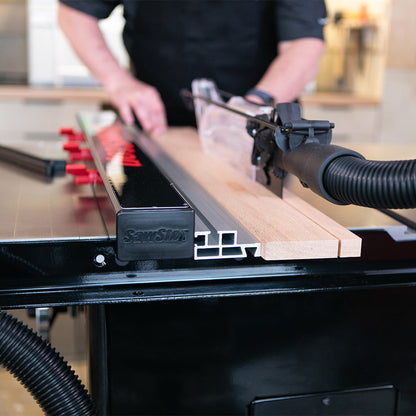 SawStop 5HP, 3ph, 480v Industrial Cabinet Saw w/36" T-Glide Advance Fence, Rails & Extension Table - ICS53480-ATGI36