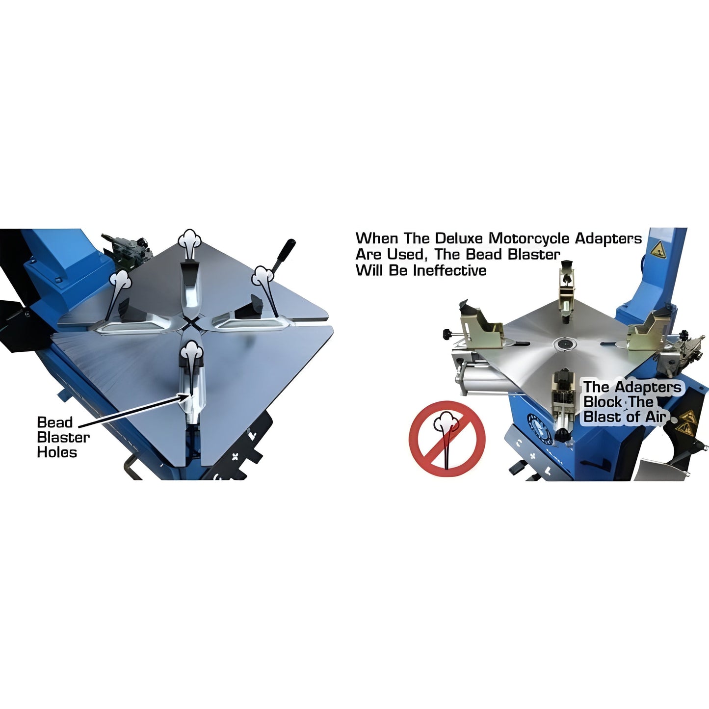 Atlas TC221 Tire Changer + WB11 Motorcyle Wheel Balancer Combo Package - ATETCWB-MC-COMBO1-FPD