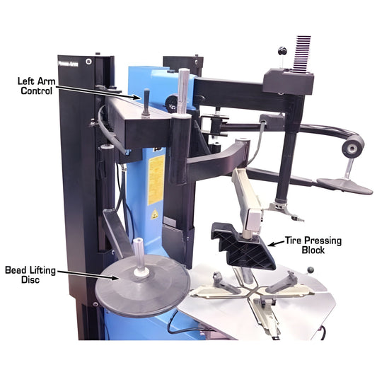 Atlas TC229DAA Rim-Clamp Tire Changer w/ Dual Assist Arms - ATETC229DAA-FPD