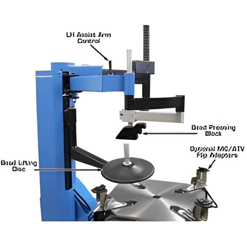 Atlas TC289LH Extra Large Rim-Clamp Tire Changer w/ Assist Arm - ATETC289LH-FPD