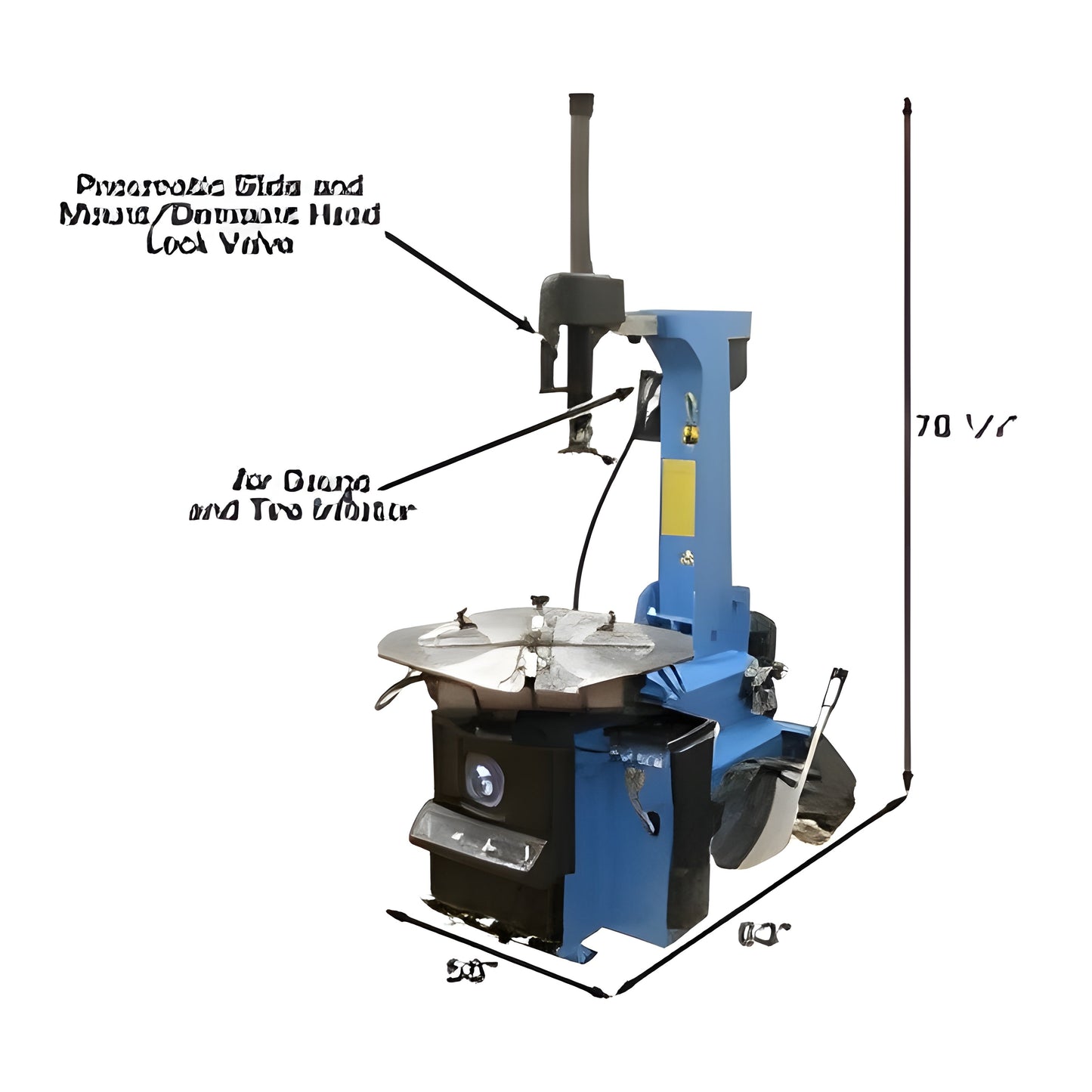 Atlas TC755 Tire Changer + WB49-2 Wheel Balancer Combo Package - ATETCWB-COMBO3-FPD