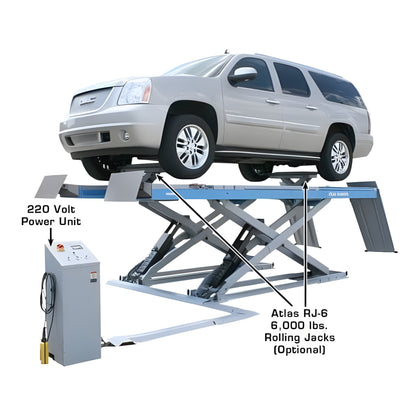 Atlas 12ASL 12,000 lb Scissor Alignment Lift - ATEATTD-12ASL-N-FPD