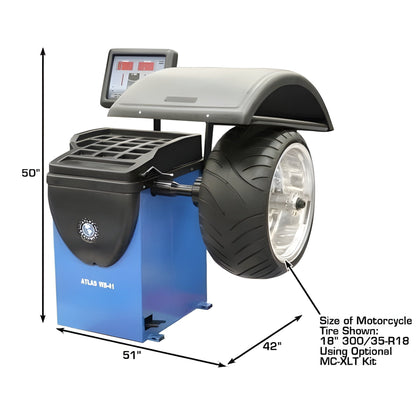 Atlas TC229 Tire Changer + WB41 Wheel Balancer Combo Package - ATETCWB-COMBO5-FPD