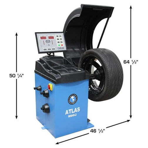 Atlas TC229 Tire Changer + WB49-2 Wheel Balancer Combo Package - ATETCWB-COMBO6-FPD