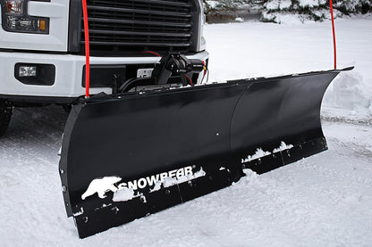 SnowBear AVAL8422 84" x 22" Universal SUV/Truck Mount T-Frame Snow Plow Kit with Winch and Wireless Remote New  - AVAL8422