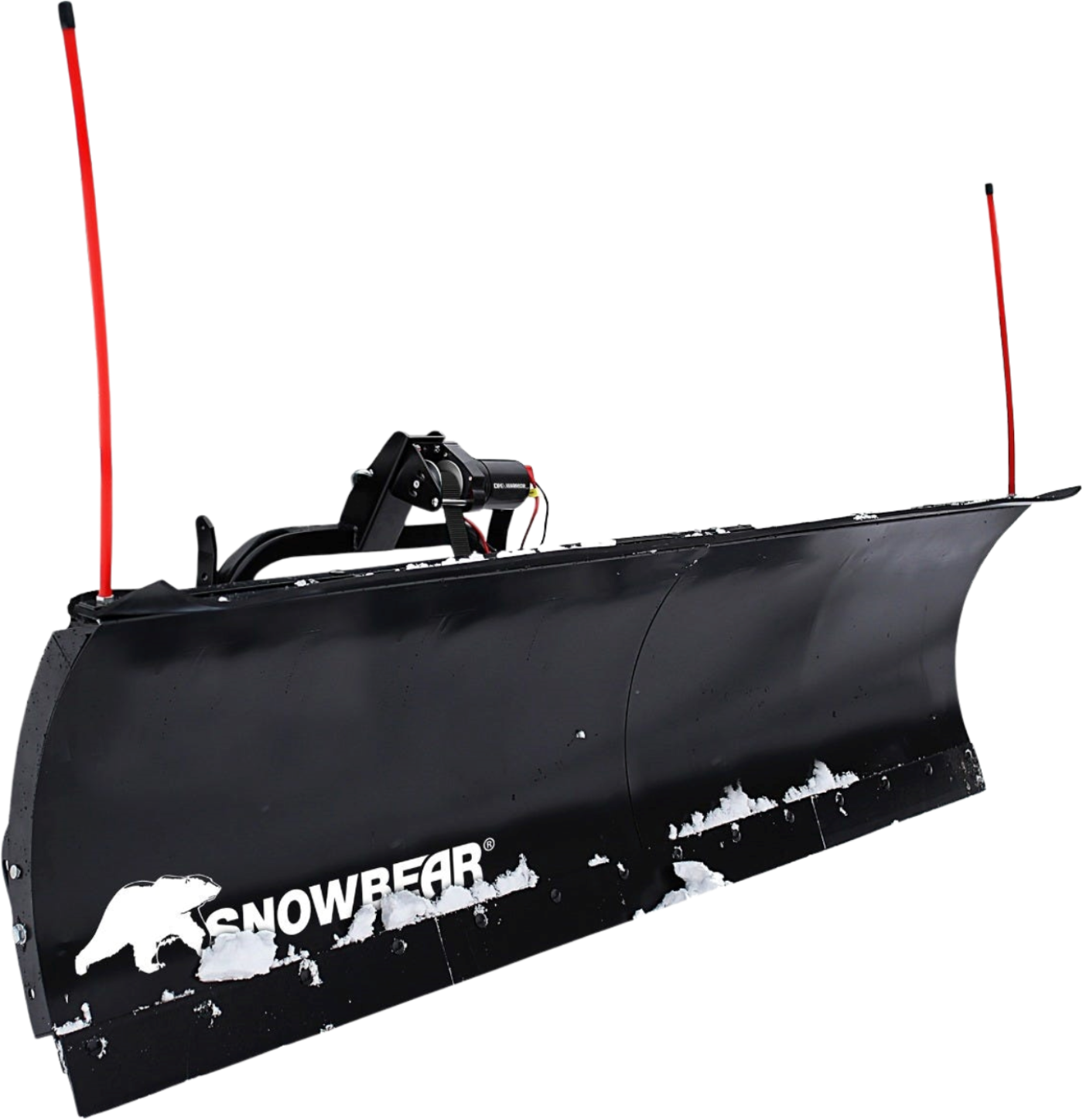 SnowBear AVAL8826ELT 88" x 26" Universal Truck Mount T-Frame Snow Plow Kit with Actuator and Wireless Remote New - AVAL8826ELT