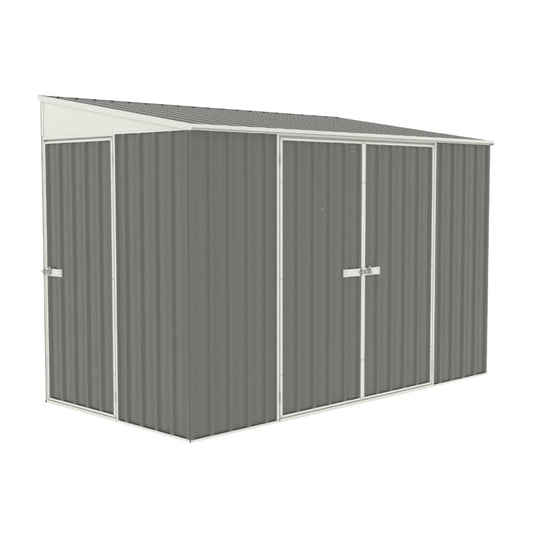 Palram Absco | 10x5 ft Lean To Metal Bike Shed - AB1103