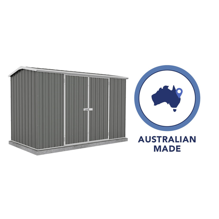 Absco | 10x5x6.5 ft Premier Metal Storage Shed - AB1000