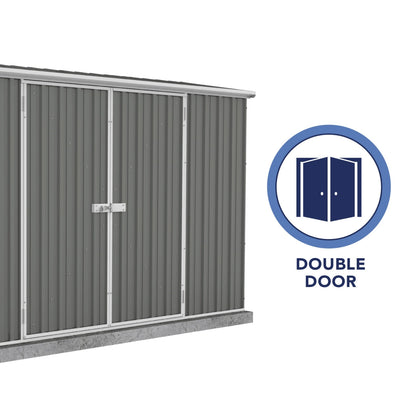 Absco | 10x5x6.5 ft Premier Metal Storage Shed - AB1000