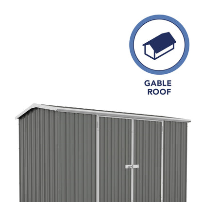 Absco | 10x5x6.5 ft Premier Metal Storage Shed - AB1000