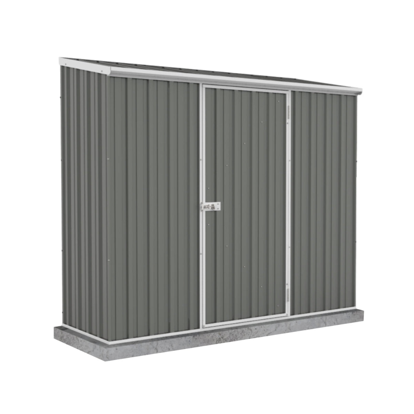 Palram Absco | 7x2.5x6.5 ft Space Saver Metal Storage Shed - AB1105