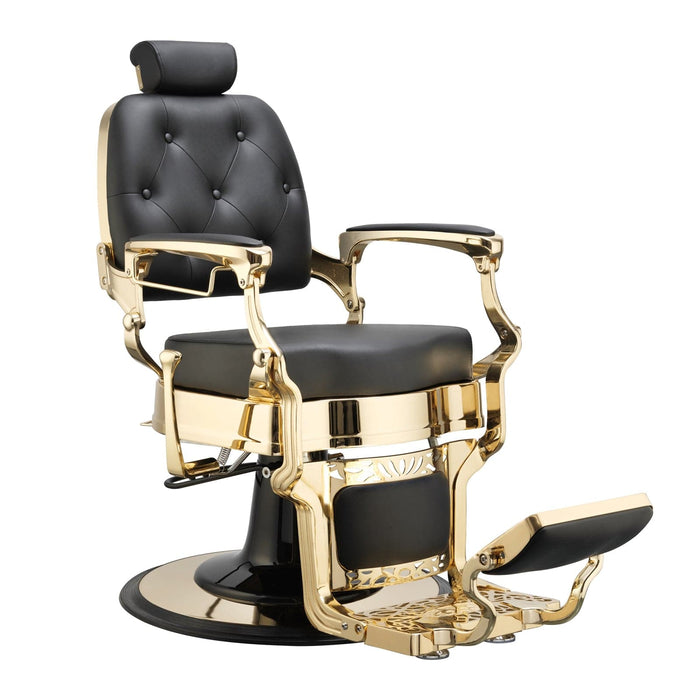 ADAMS BARBER CHAIR - HON-BBCHR-52023-BLKGLD