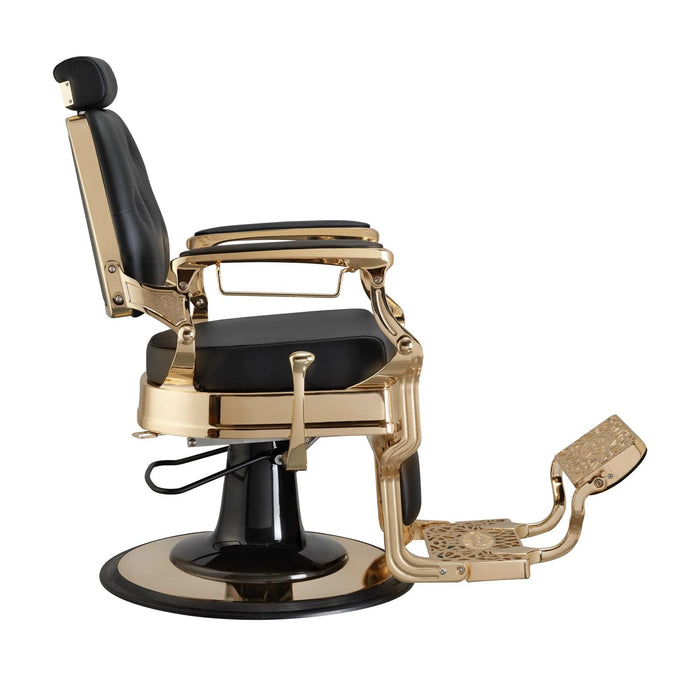 ADAMS BARBER CHAIR - HON-BBCHR-52023-BLKGLD