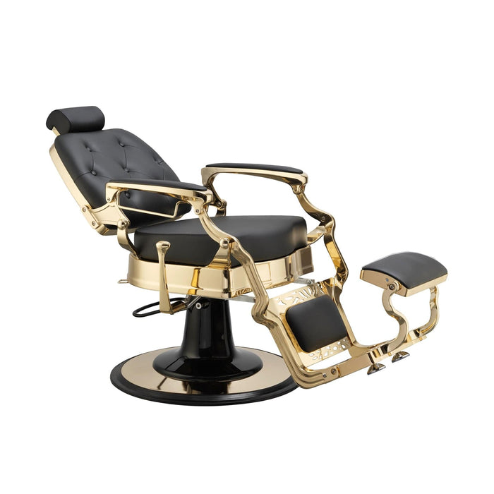 ADAMS BARBER CHAIR - HON-BBCHR-52023-BLKGLD