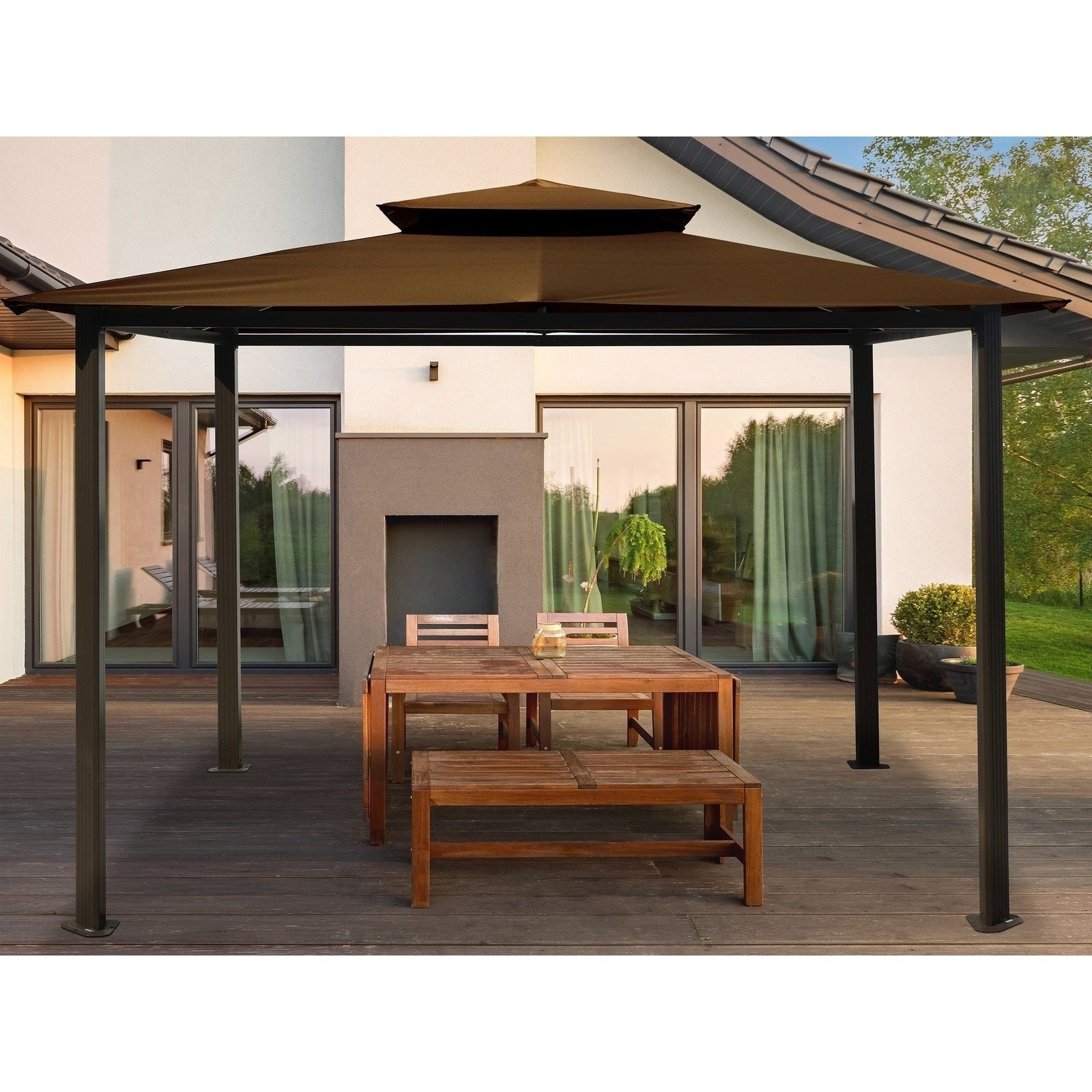 Paragon Outdoor Barcelona Soft Top Gazebo - Backyard Provider