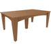 LuxCraft 44" x 72" Island 7 pc. Dining Table Set - IDT4472RCHB/ISC-DHCHB