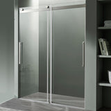 Anzzi Stellar Series 60 in. x 76 in. Frameless Sliding Shower Door with Handle SD-FRLS05902 - SD-FRLS05902BN