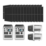 Hysolis Apollo 5K 120V / 240V Solar Kits - 6,000W Solar Power Station + Choose Your Custom Bundle | Complete Solar Kit - HYSOLIS-APOLLO-240-OCTO