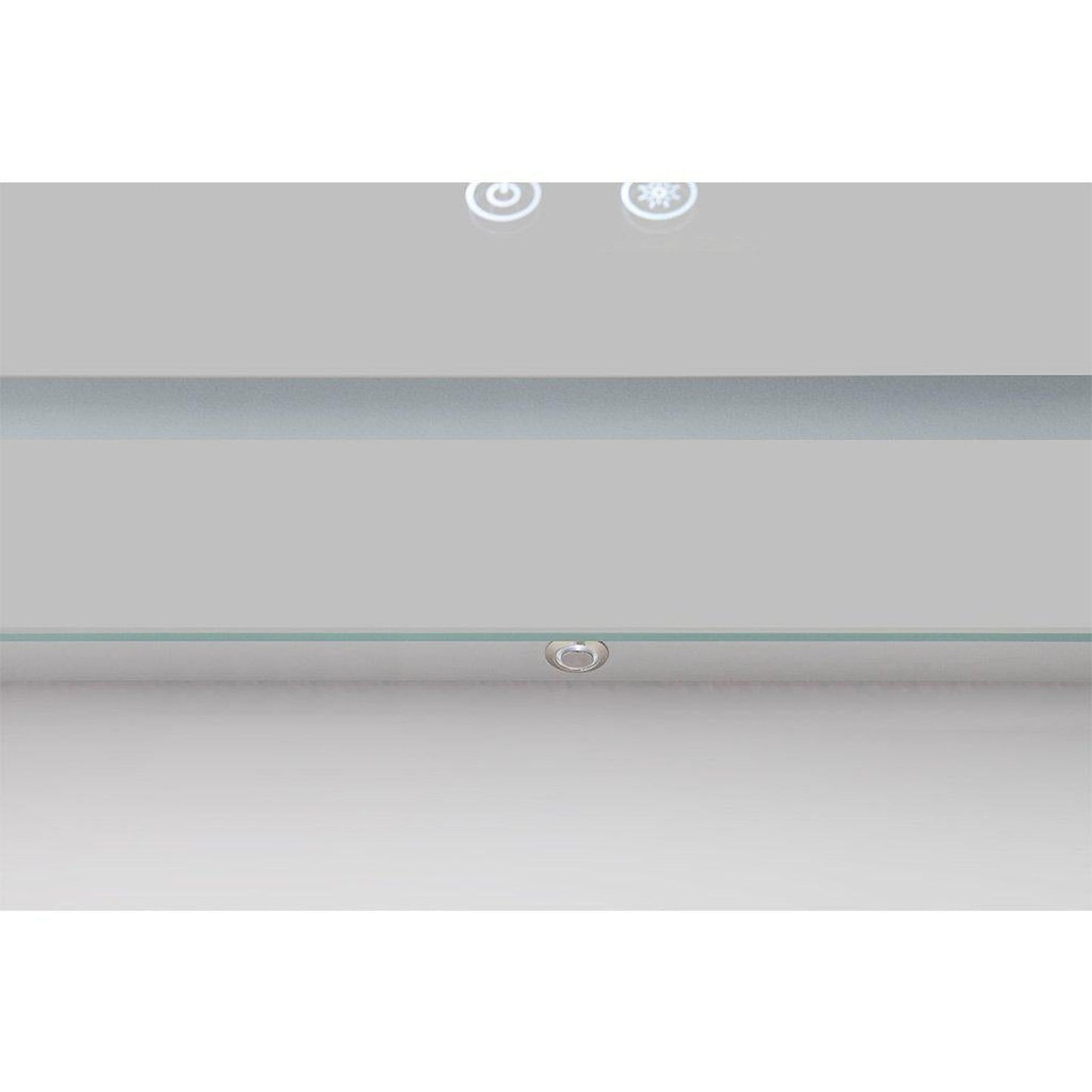 Aquadom Daytona  30" x 30" Square Ultra-Slim Frame LED Lighted Bathroom Mirror With Defogger - D-3030-N