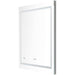 Aquadom Daytona 30" X 36" Rectangle Ultra-Slim Frame LED Lighted Bathroom Mirror With Defogger - D-3036