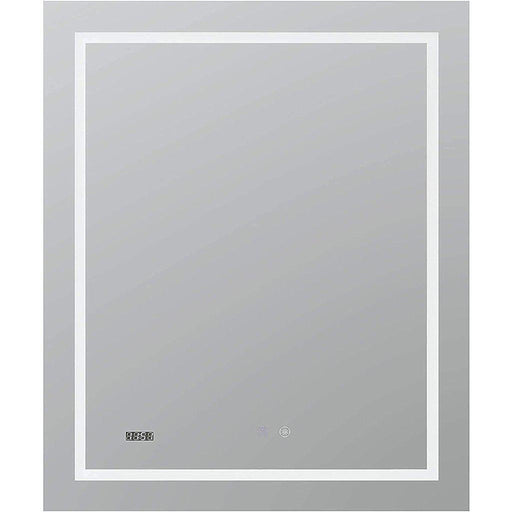 Aquadom Daytona 30" X 36" Rectangle Ultra-Slim Frame LED Lighted Bathroom Mirror With Defogger - D-3036