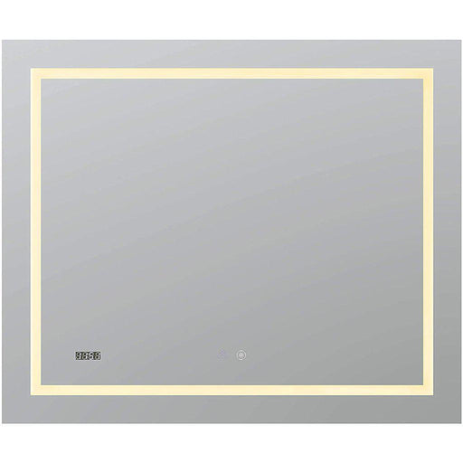 Aquadom Daytona 36" X 30" Rectangle Ultra-Slim Frame LED Lighted Bathroom Mirror With Defogger - D-3630